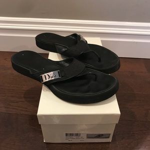 Dior Diorissimo Beach thong flip flops
